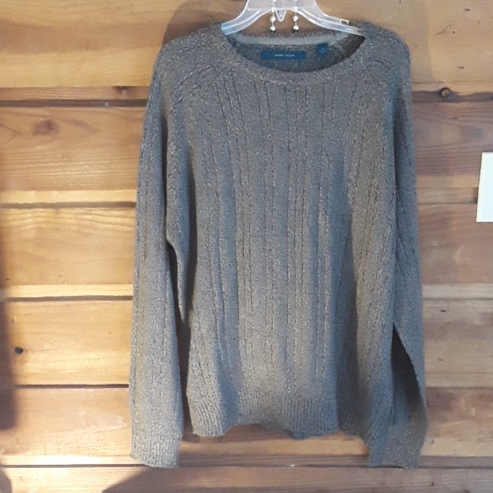 Charcoal Brown Perry Ellis Sweater